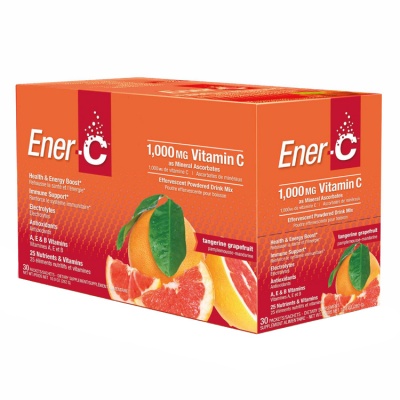 Ener C Tangerine Grapefruit 1000mg Vitamin C 30 Sachets